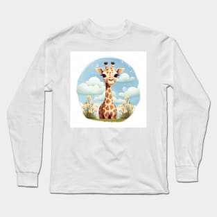 Cute giraffe Long Sleeve T-Shirt